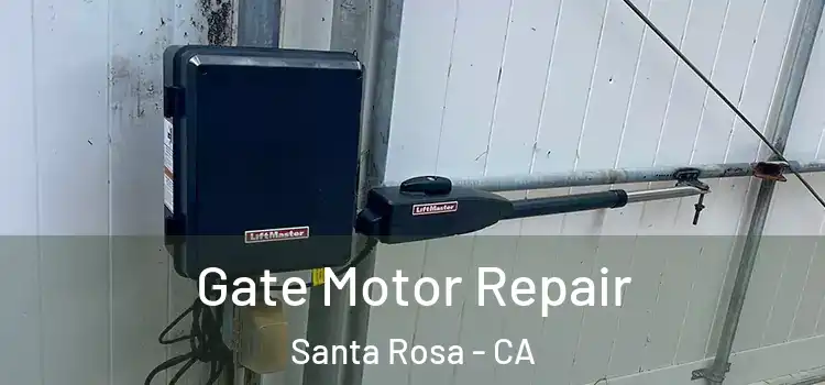 Gate Motor Repair Santa Rosa - CA