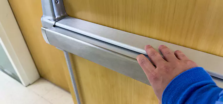 Installing a Push Bar on a Door Santa Rosa